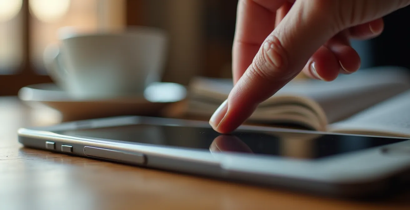 Composition macro abstraite illustrant la friction et la frustration dans l'expérience mobile