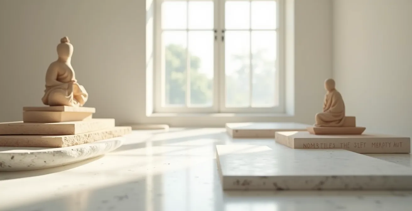 Illustration montrant la visualisation de la formule de calcul ROI en macro détail, style minimaliste environnemental.