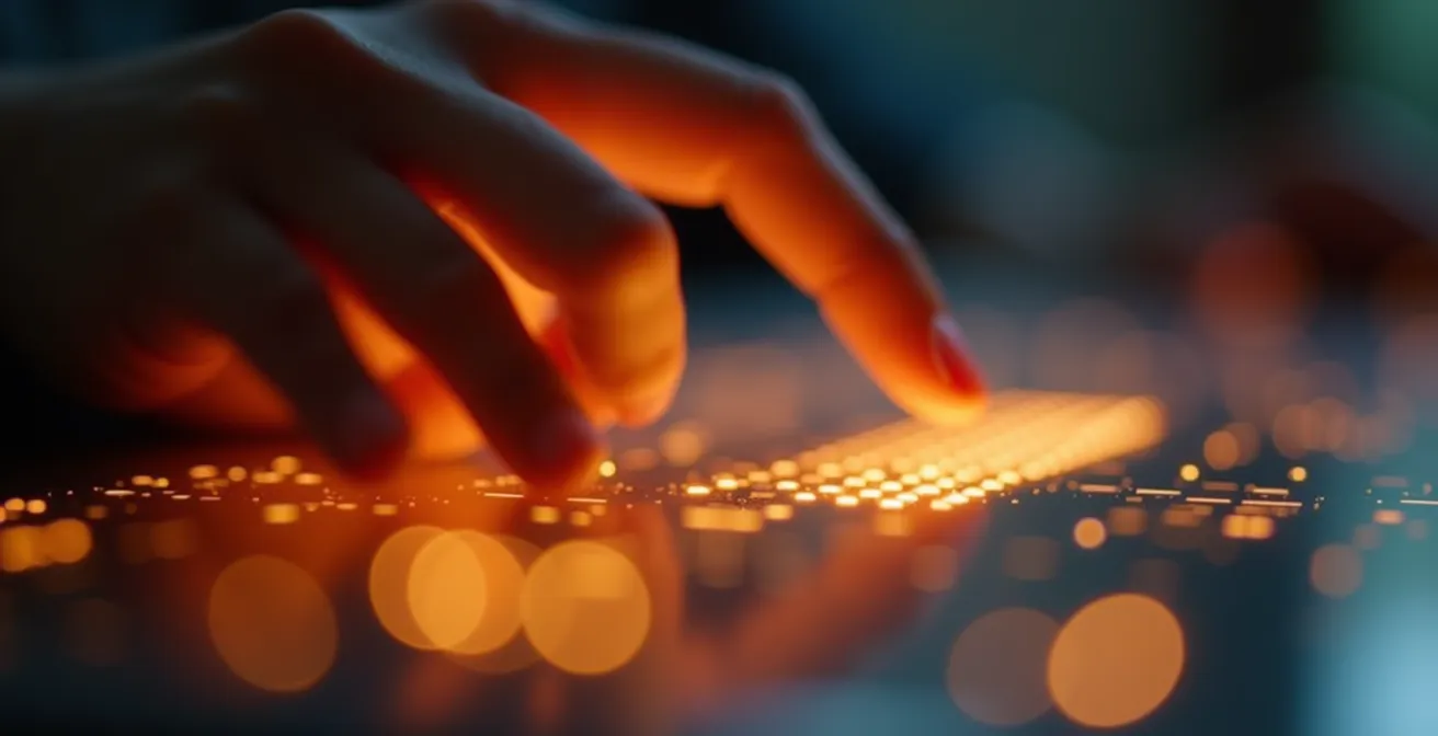 Diagramme montrant l'interaction utilisateur et le moment critique du Largest Contentful Paint (LCP) avec effet visuel de chargement progressif