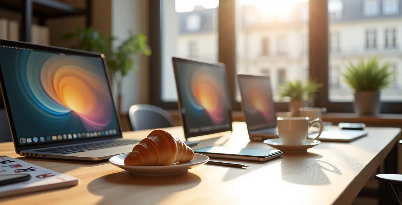 Illustration symbolique représentant l'évolution vers le responsive design comme standard de l'expérience client moderne