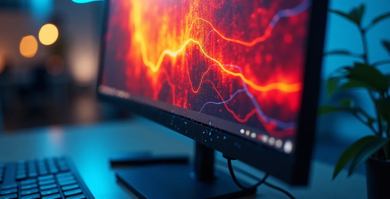 Analyse de tunnel de conversion avec cartes de chaleur colorées sur écran d'ordinateur