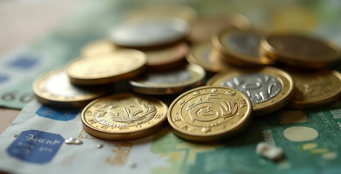 Représentation visuelle d'argent gaspillé, symbolisant les coûts cachés d'un mauvais ciblage SEO.