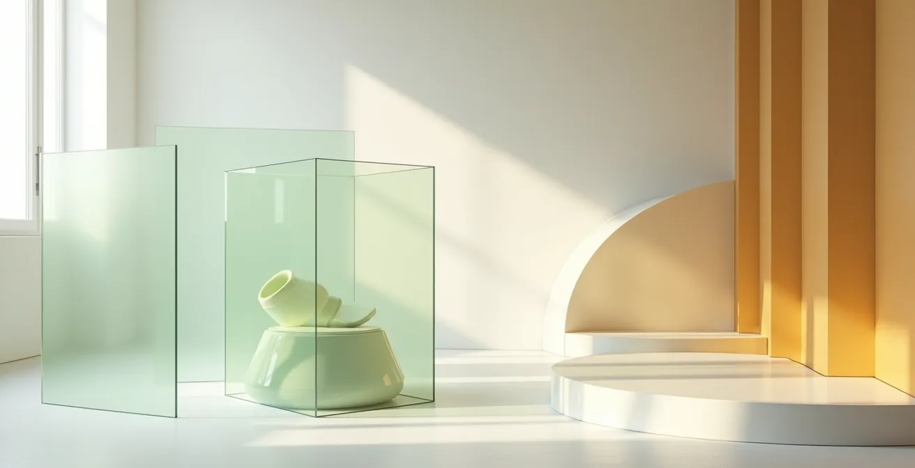 Métaphore visuelle de la perception esthétique influençant l'expérience utilisateur