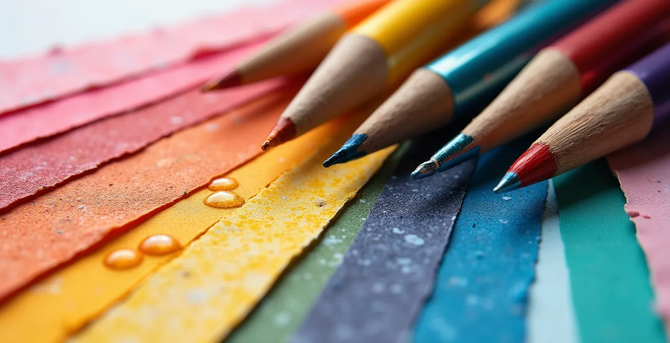 Arrangement créatif de différents formats visuels pour Instagram montrant la diversité des contenus